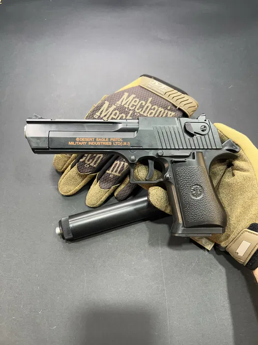 Іграшковий металевий пістолет з глушником Desert Eagle — C20+ - Зображення 8
